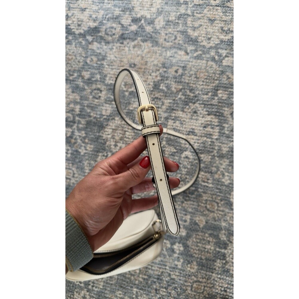 Marc Jacobs Marshmallow Cream Saffiano Leather Crossbody Bag - Picture 4 of 5